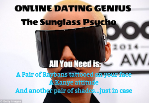 Genius Online Dating Tip: Trash the shades