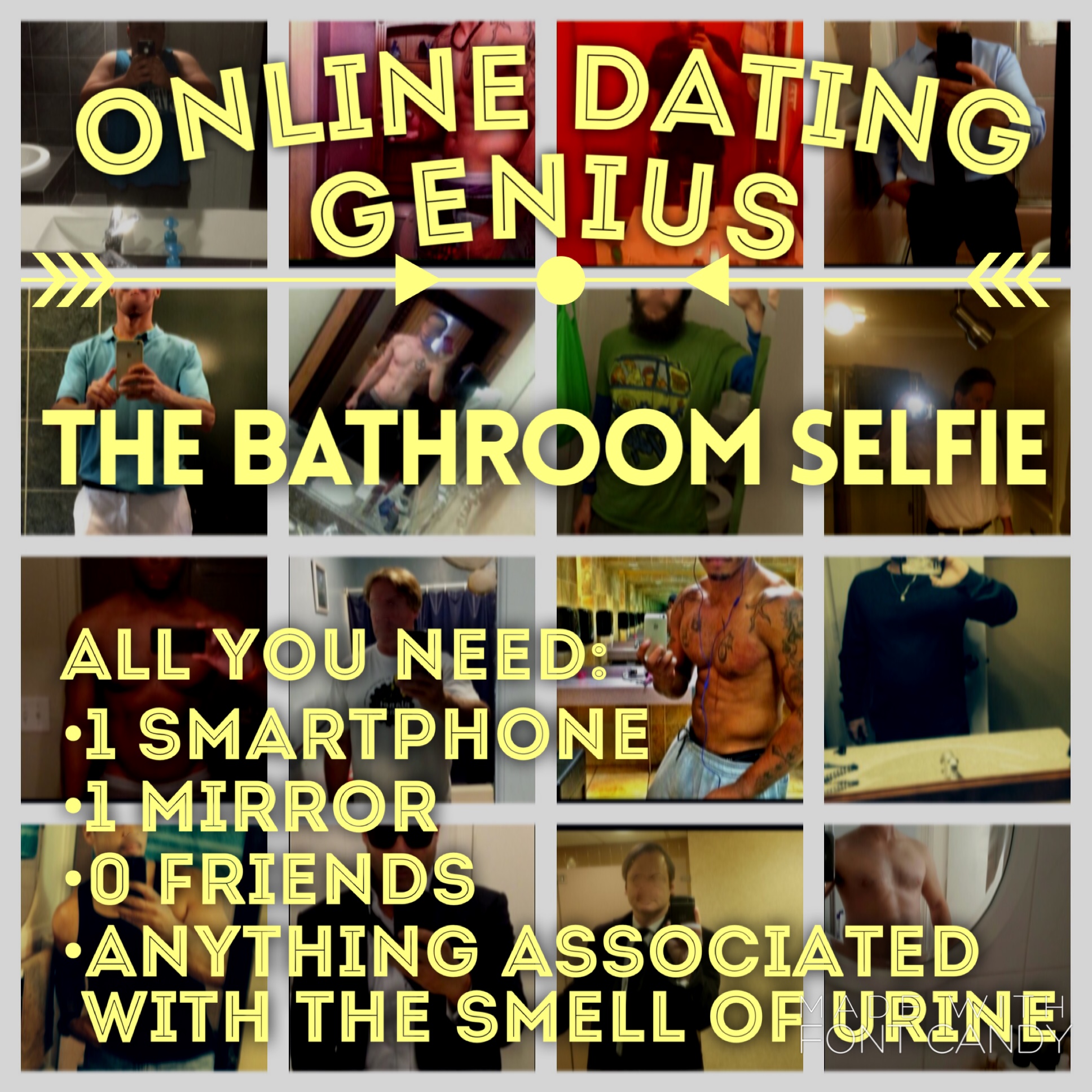 Online Dating App Tips Bathroom Selfie